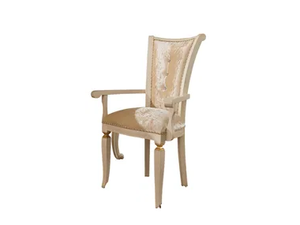 PRESTIGE - Upholstered fabric chair with armrests high-back - Chair by Barnini Oseo