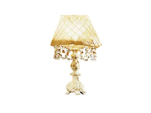 REGGENZA LUXURY - Fabric table lamp with crystals - Table lamp by Barnini Oseo
