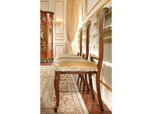 REGGENZA LUXURY - Tufted upholstered fabric chair - Chair by Barnini Oseo