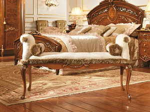 REGGENZA LUXURY - Upholstered fabric bench - Bench by Barnini Oseo
