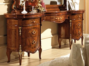 REGGENZA - Wood veneer dressing table - Table by Barnini Oseo
