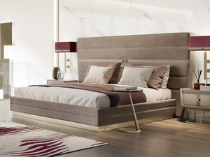 ROBERTO BARNINI - Contemporary style fabric double bed - Bed frame by Barnini Oseo