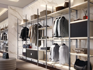 ROBERTO BARNINI - Wooden walk-in wardrobe - wardrobe by Barnini Oseo