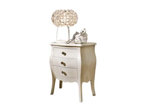 SOGNI D'AMORE - Bedside table with drawers - Side table by Barnini Oseo