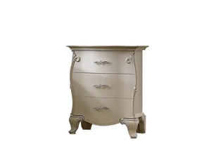SOGNI D'AMORE - Rectangular wooden bedside table with drawers - Side table by Barnini Oseo