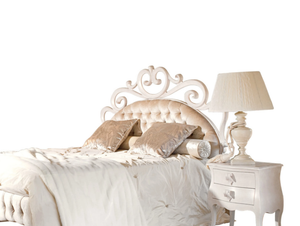 SOGNI D'AMORE - Tufted upholstered fabric headboard - Bed frame by Barnini Oseo