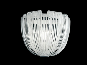 PLISSÉ - Venetian crystal wall lamp - Wall lamp by Barovier&Toso
