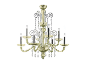 TAYMYR - Contemporary style crystal chandelier - Ceiling lamp by Barovier&Toso