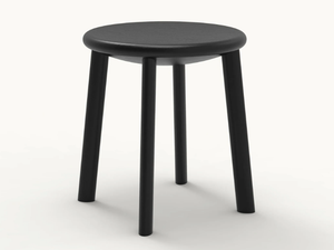BOWL - Low oak stool - Styling by BassamFellows