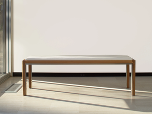 MUSEUM - Solid wood and brass bench - Bench by BassamFellows
