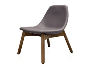 SLINK - Upholstered solid wood lounge chair - Armchair by BassamFellows