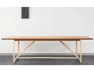 STRIPE - Rectangular solid wood table - Table by BassamFellows