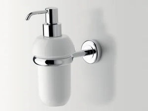 CIRCLE - Wall-mounted ceramic Bathroom soap dispenser - Sanitary accessories by BATH&BATH