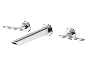 FOILE - 3 hole wall-mounted washbasin tap - Tap by bathroom brands