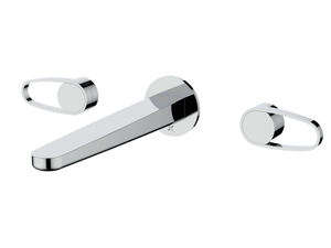 LAZO - 3 hole wall-mounted washbasin mixer - Tap by bathroom brands