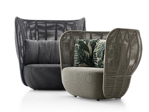 BAY - High-back garden armchair - Armchair by B&B Italia Outdoor