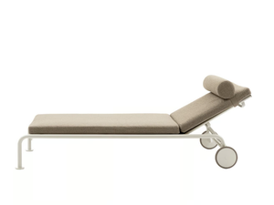 BOREA - Recliner sun lounger with castors - Armchair by B&B Italia Outdoor