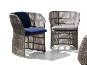 CANASTA '13 - Polyethylene garden chair with armrests - Chair by B&B Italia Outdoor