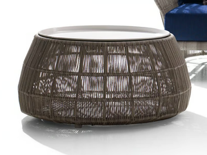 CANASTA '13 - Round polyethylene garden side table - Side table by B&B Italia Outdoor