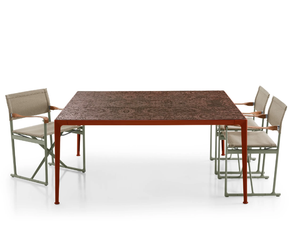 MIRTO OUTDOOR - Square porcelain stoneware garden table - Table by B&B Italia Outdoor