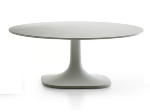 PUSHPAM - Round cement garden side table - Side table by B&B Italia Outdoor