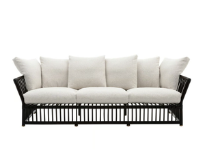 SOFTCAGE - Rattan garden sofa - Sofa by B&B Italia Outdoor