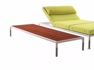 SPRINGTIME - Mahogany garden side table - Side table by B&B Italia Outdoor