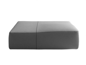 BEND - Upholstered fabric pouf - Pouf by B&B Italia