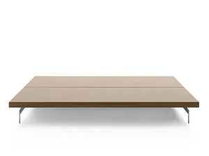 DOCK - Low wooden coffee table - Coffee table by B&B Italia