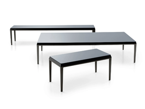 MICHEL - Rectangular glass coffee table - Coffee table by B&B Italia
