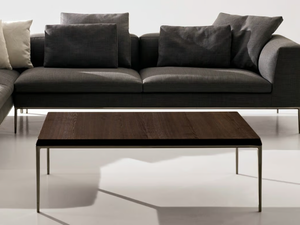 MICHEL - Rectangular solid wood coffee table - Coffee table by B&B Italia