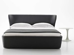 PAPILIO - Fabric double bed with upholstered headboard - Bed frame by B&B Italia