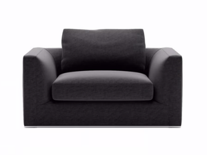RICHARD - Fabric armchair with armrests - Armchair by B&B Italia