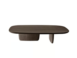TOBI-ISHI - Oval wooden coffee table - Coffee table by B&B Italia