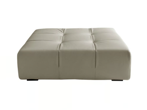 TUFTY TIME LEATHER - Square leather pouf - Pouf by B&B Italia