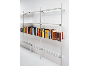 HYPÓSTILA II - Wall-mounted aluminium bookcase - Cabinet by BD Barcelona Design