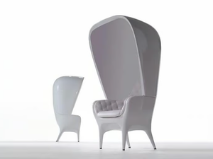 SHOWTIME - Polyethylene armchair high-back - Armchair by BD Barcelona Design