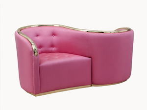 VIS Á VIS DE GALA - Curved vis à vis fabric sofa - Sofa by BD Barcelona Design