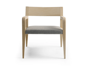 ARAGOSTA 582 - Ash easy chair with armrests - Armchair by Billiani