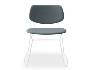 DOLL 554 - Sled base fabric chair - Chair by Billiani