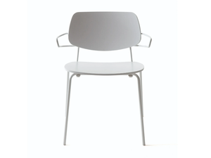 DOLL 560 - Metal chair with armrests - Chair by Billiani