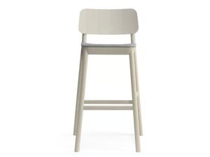 DRUM 077 - High beech stool with integrated cushion - Accessories by Billiani