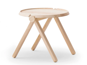 LILLIPUT 311 - Round ash high side table - Coffee table by Billiani
