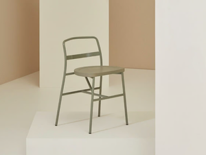 PUCCIO 726 - Steel and wood chair - Chair by Billiani