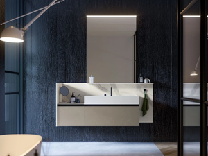 DEEP COMP. 1 - Single vanity unit with drawers - Washbasin cabinet by Birex