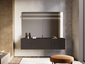 MAJOR COMP. 1 - Single wall-mounted vanity unit with drawers - Washbasin cabinet by Birex