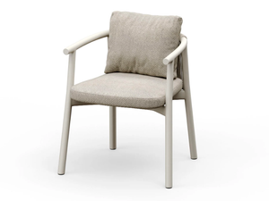 BALM - Upholstered garden chair with armrests - Chair by Bivaq