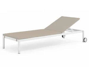CLUB - Recliner aluminium and fabric sun lounger - Armchair by Bivaq