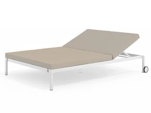 CLUB - Recliner aluminium and fabric sun lounger - Armchair by Bivaq