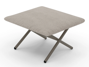 GARDA - Aluminium and fabric stool / garden footstool - Stool by Bivaq